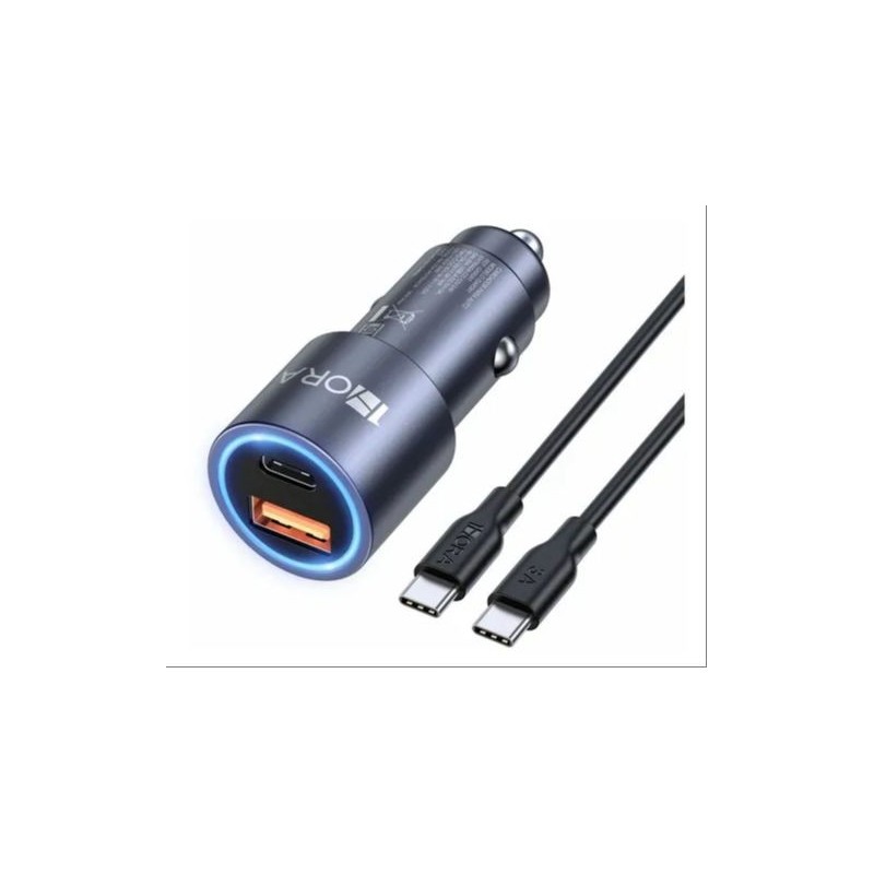 1HORA CARGADOR PARA CARRO TIPO C A C 20W