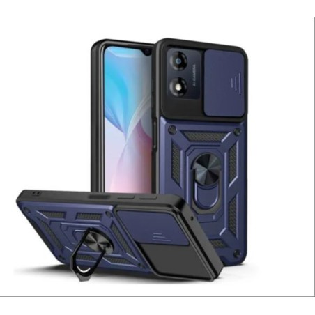 FUNDA CON ANILLO & MICA MOTOROLA E13
