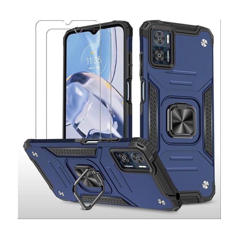 FUNDA CON ANILLO & MICA MOTOROLA E22I FUNDA CON ANILLO & MICA MOTOROLA E22I