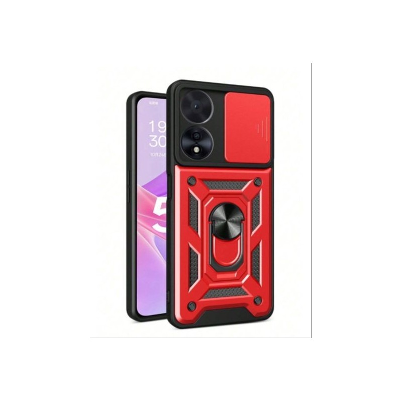 FUNDA CON ANILLO & MICA OPPO A58