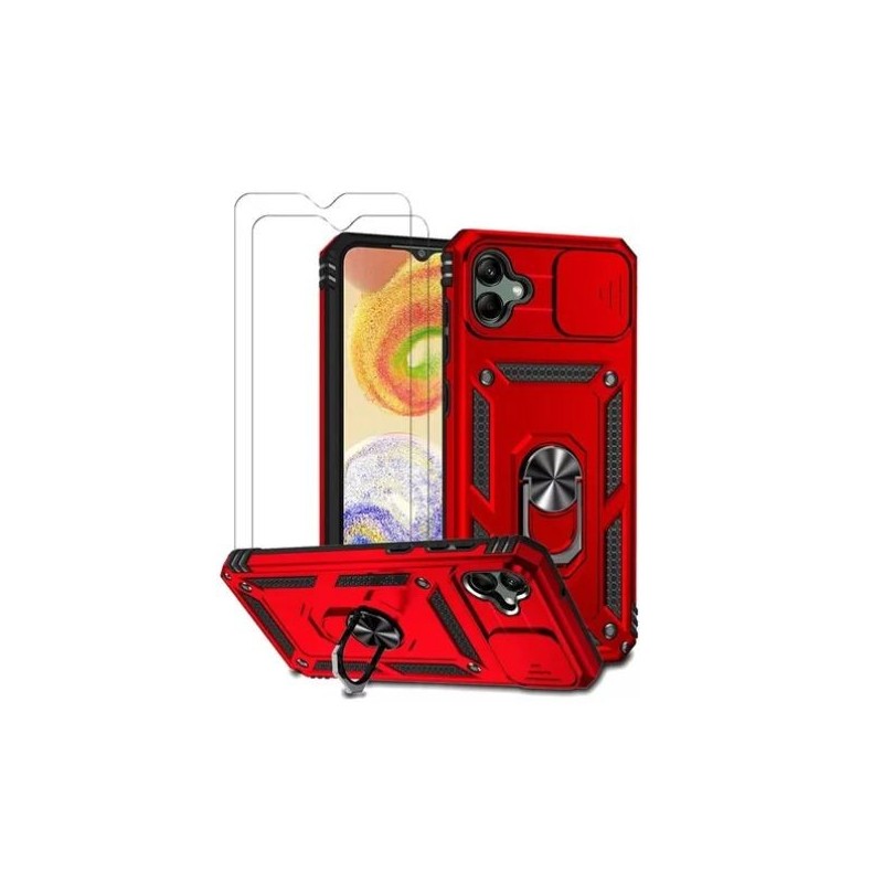 FUNDA CON ANILLO & MICA SAMSUNG A04 FUNDA CON ANILLO & MICA SAMSUNG A04